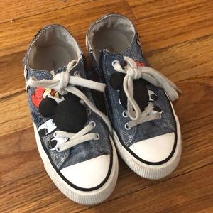 Zara Mickey Mouse Sneakers